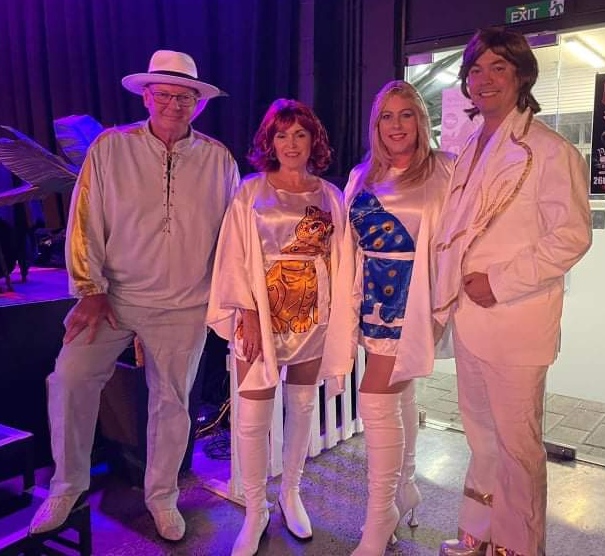 ABBA Heaven just before gong onstage